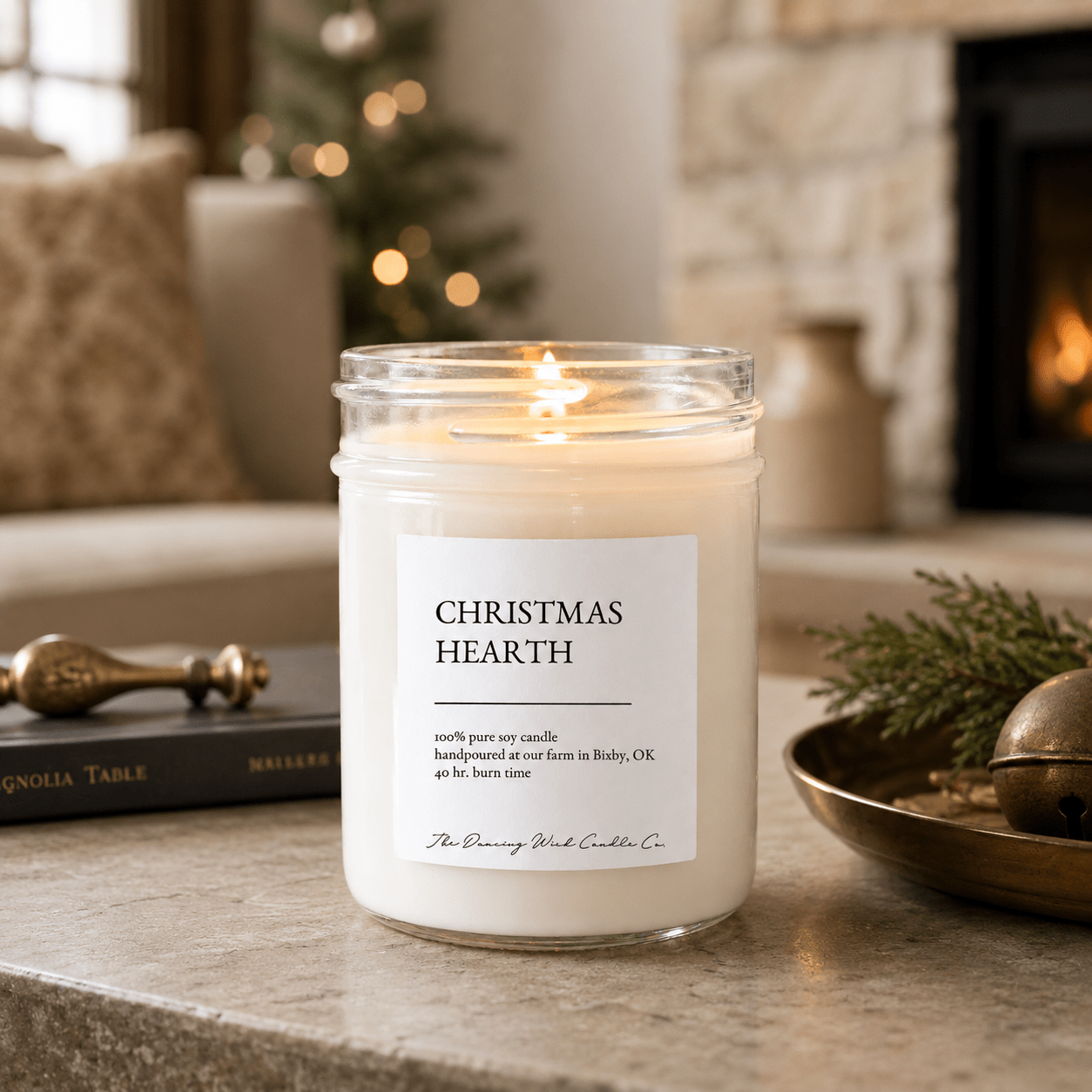 Christmas Hearth - TDW Signature Candle - The Dancing Wick
