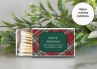 Christmas Plaid Ambers – Set of 10 - The Dancing Wick