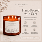 Christmas Tree - 3 Wick Christmas Tumbler Candle - The Dancing Wick