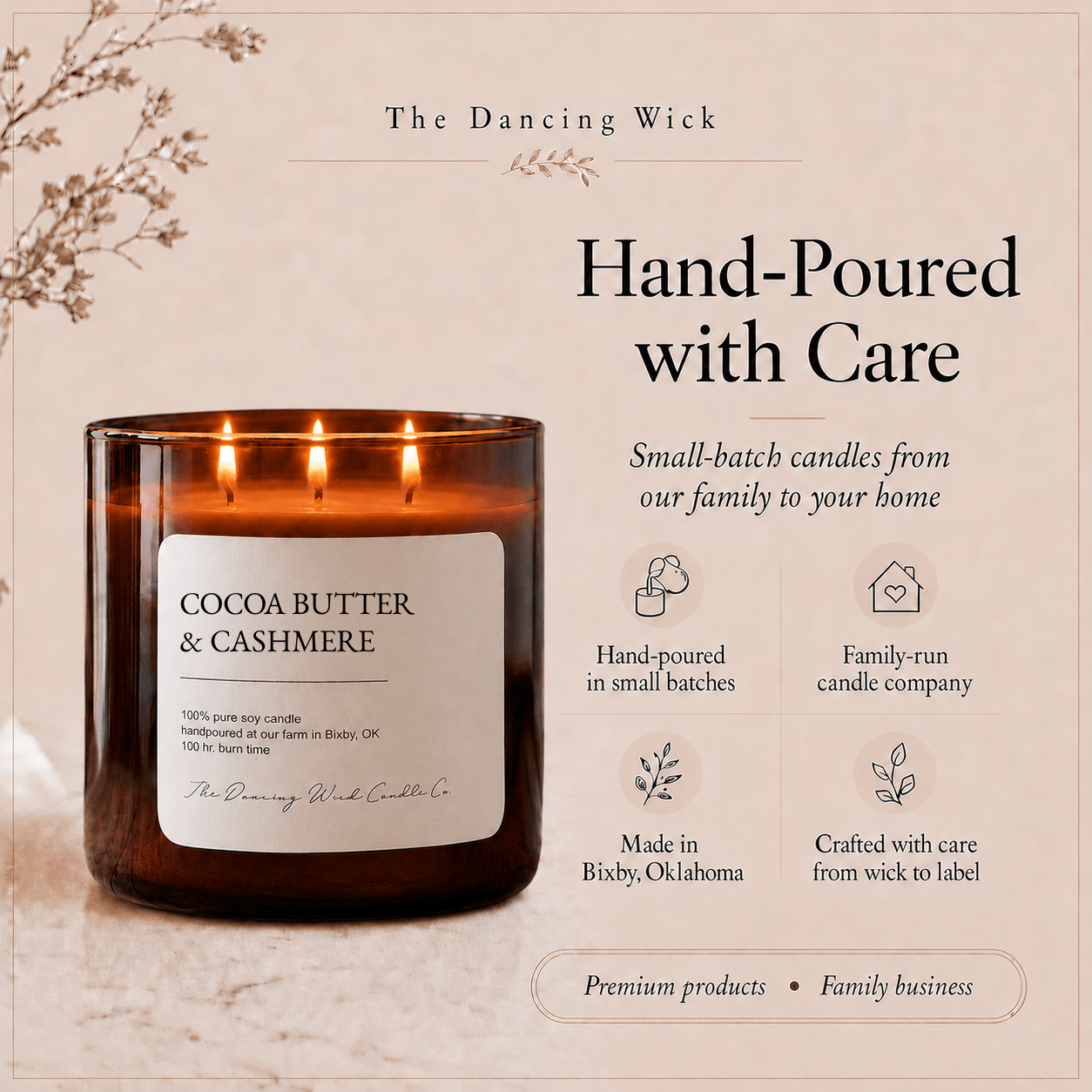 Christmas Tree - 3 Wick Everyday Tumbler Candle - The Dancing Wick