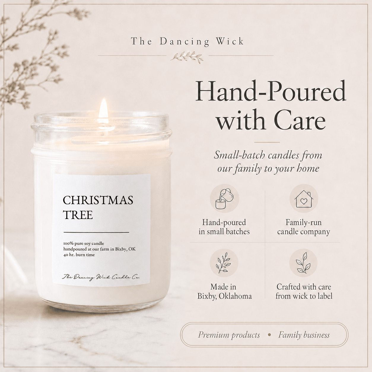 Christmas Tree - TDW Signature Candle - The Dancing Wick