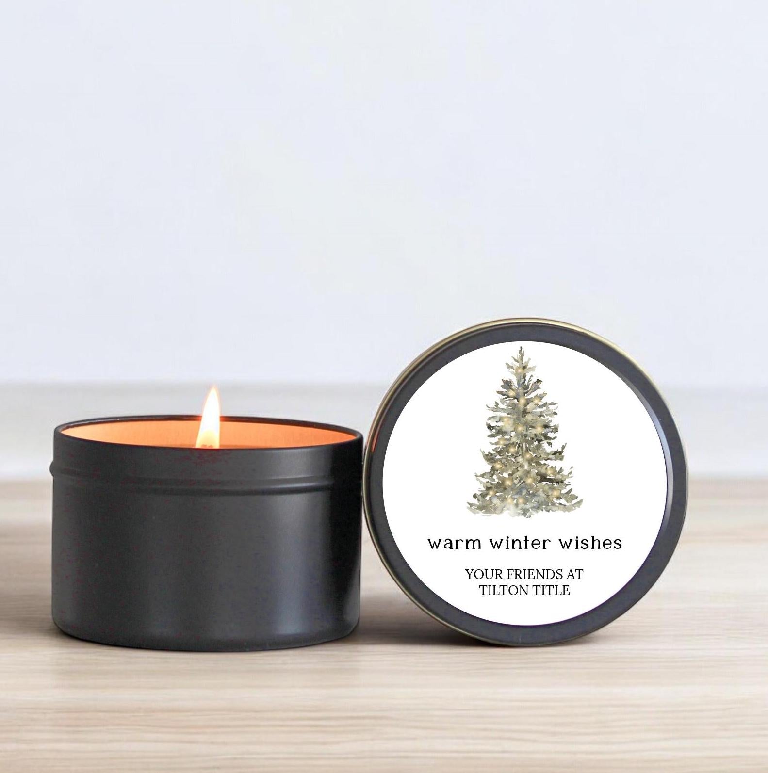 Christmas Tree Tins - The Dancing Wick