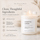 Coastal Linen - TDW Signature Candle - The Dancing Wick