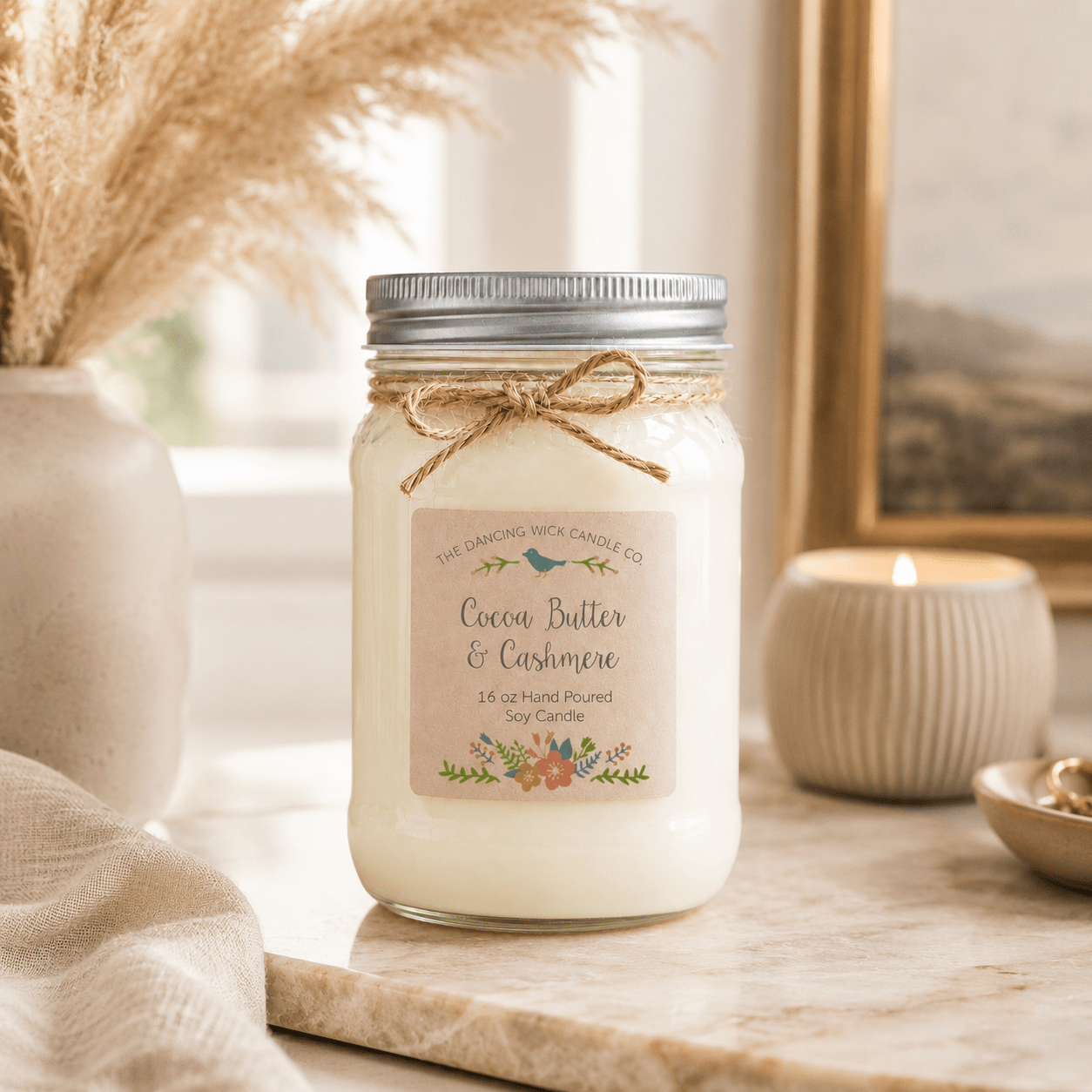 Cocoa Butter & Cashmere - Spring TDW Candle - The Dancing Wick