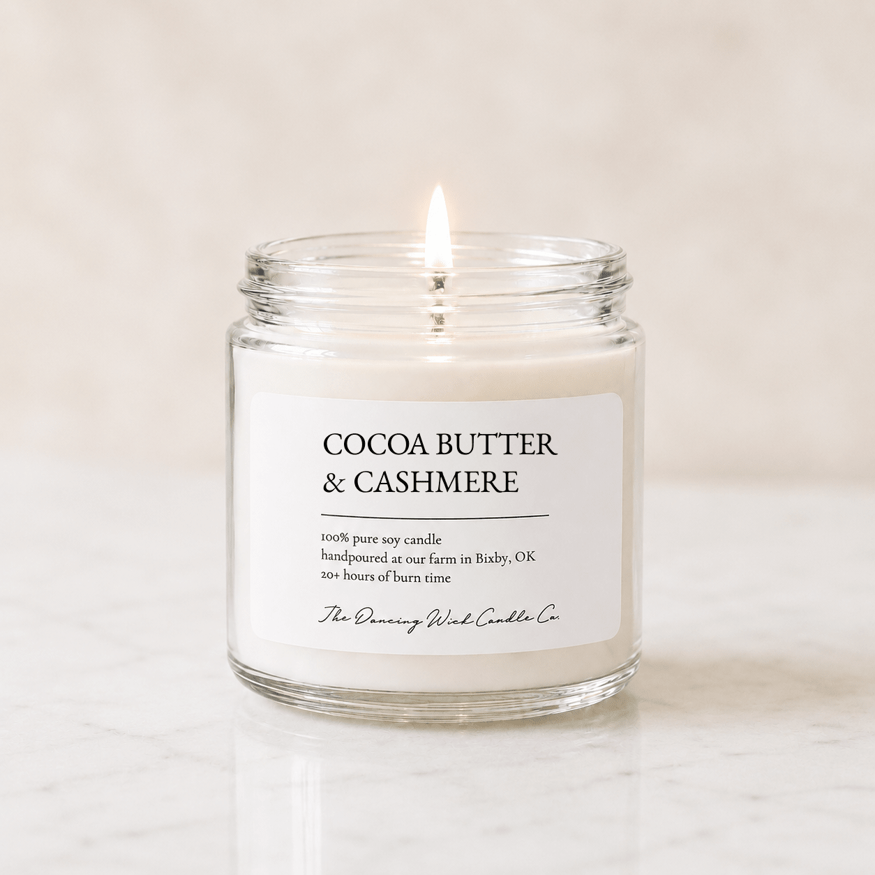 Cocoa Butter & Cashmere - TDW Signature Candle - The Dancing Wick