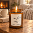 Comfy & Cozy Amber Candle - The Dancing Wick