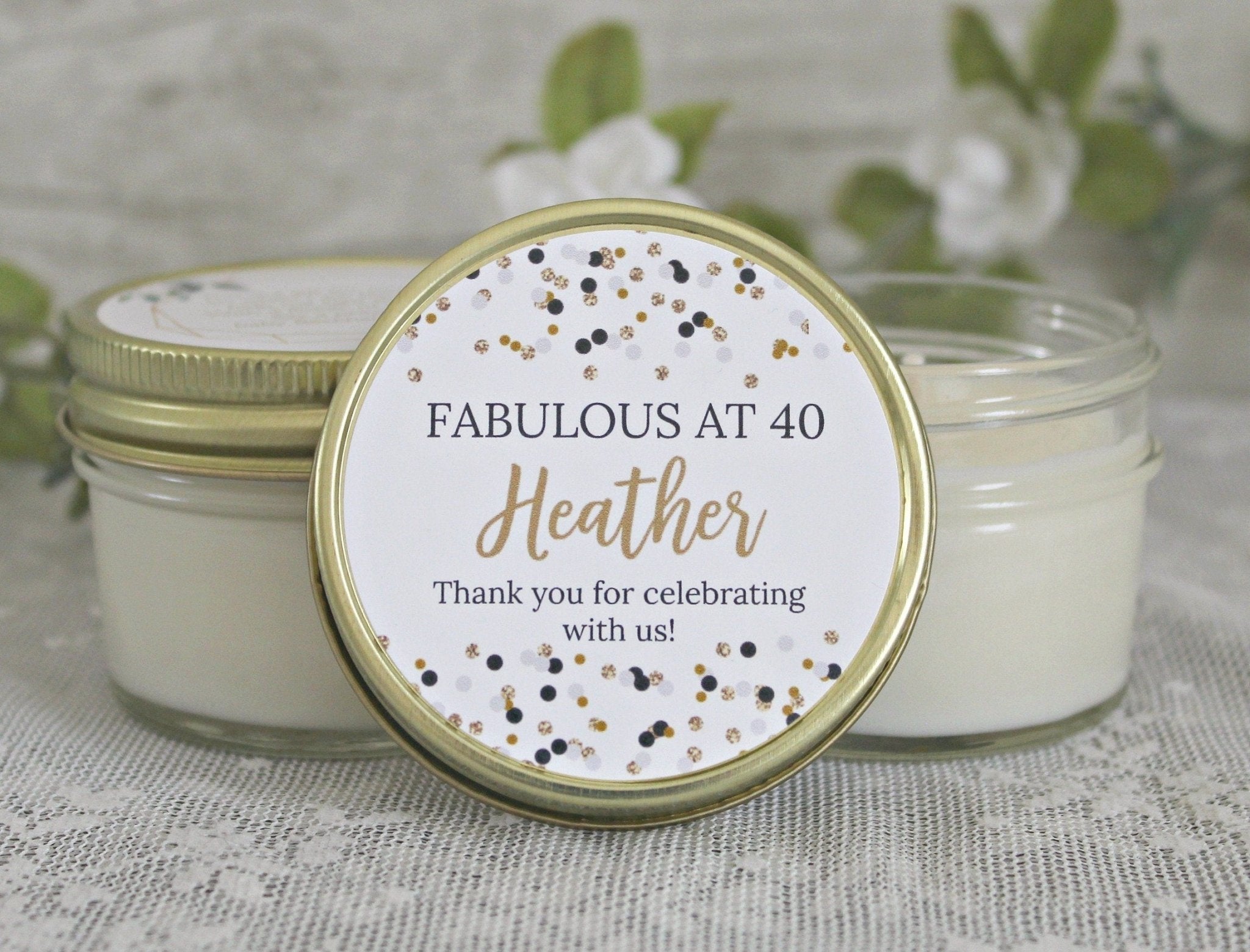 Confetti Birthday Party Favor - The Dancing Wick
