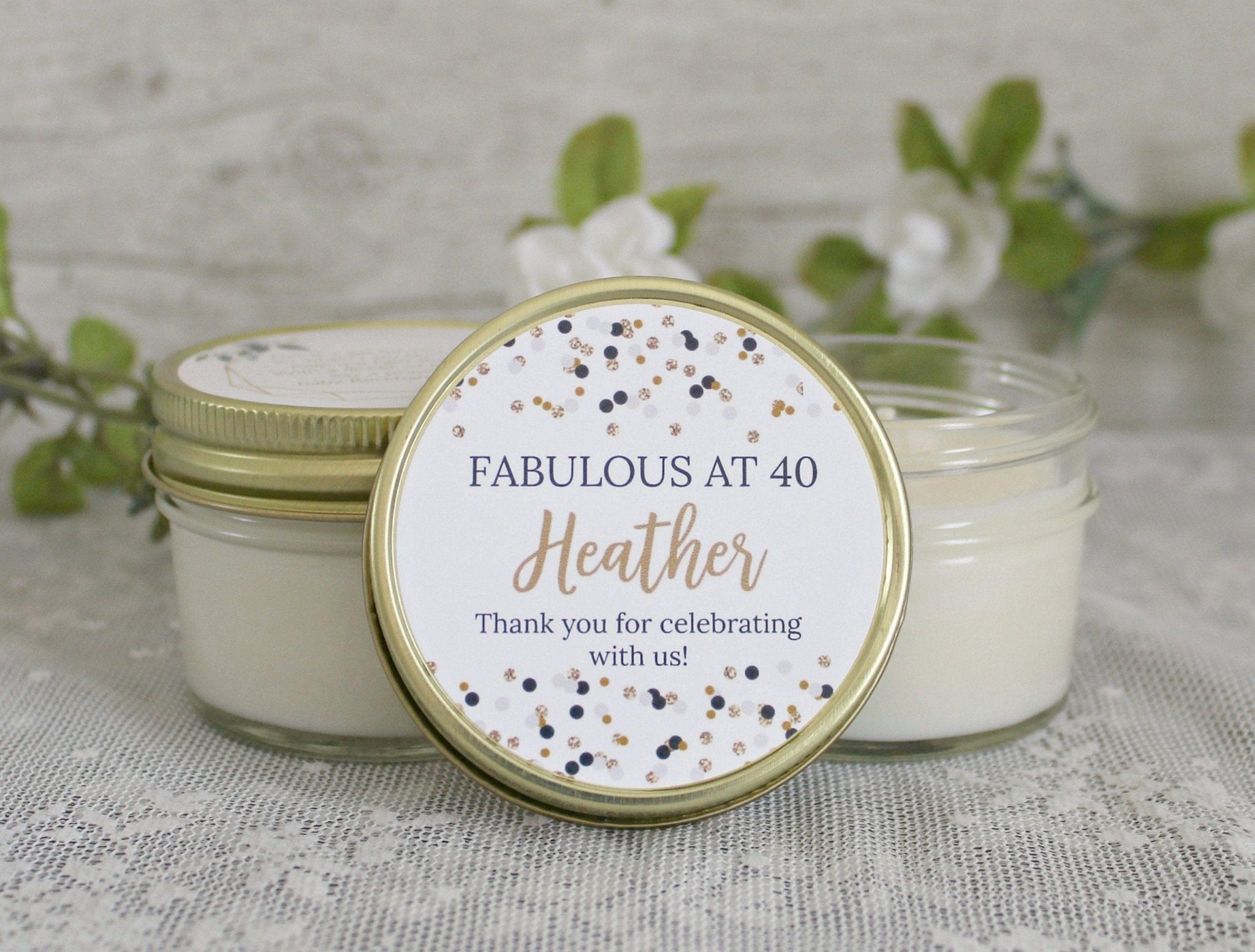 Confetti Birthday Party Favor - The Dancing Wick