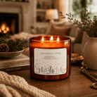 Cranberry Apple - 3 Wick Christmas Tumbler Candle - The Dancing Wick