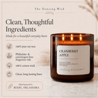 Cranberry Apple - 3 Wick Everyday Tumbler Candle - The Dancing Wick