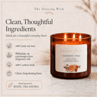 Cranberry Apple - 3 Wick Fall Pumpkin Candle - The Dancing Wick