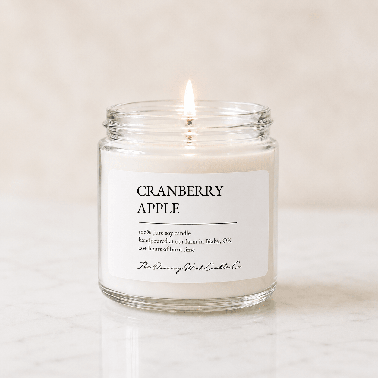 Cranberry Apple - TDW Signature Candle - The Dancing Wick