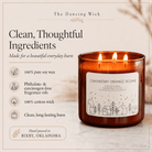 Cranberry & Orange Scone - 3 Wick Christmas Tumbler Candle - The Dancing Wick