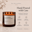 Cranberry & Orange Scone - 3 Wick Everyday Tumbler Candle - The Dancing Wick