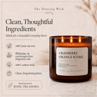 Cranberry & Orange Scone - 3 Wick Everyday Tumbler Candle - The Dancing Wick