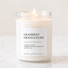 Cranberry & Orange Scone - TDW Signature Candle - The Dancing Wick