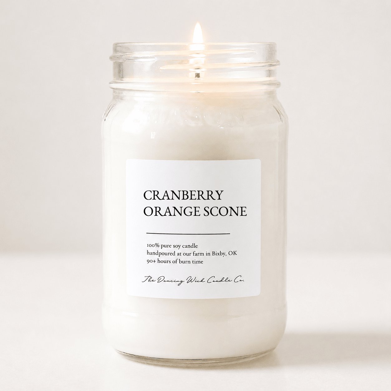 Cranberry & Orange Scone - TDW Signature Candle - The Dancing Wick