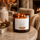 Creme Brulee - 3 Wick Fall Pumpkin Candle - The Dancing Wick