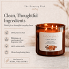 Creme Brulee - 3 Wick Fall Pumpkin Candle - The Dancing Wick