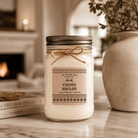 Creme Brulee - Kraft Winter Candle - The Dancing Wick