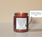 Custom Dream Team Candle Amber - The Dancing Wick