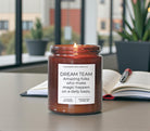 Custom Dream Team Candle Amber - The Dancing Wick