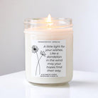 Dandelion Wish Candle - Faire - The Dancing Wick