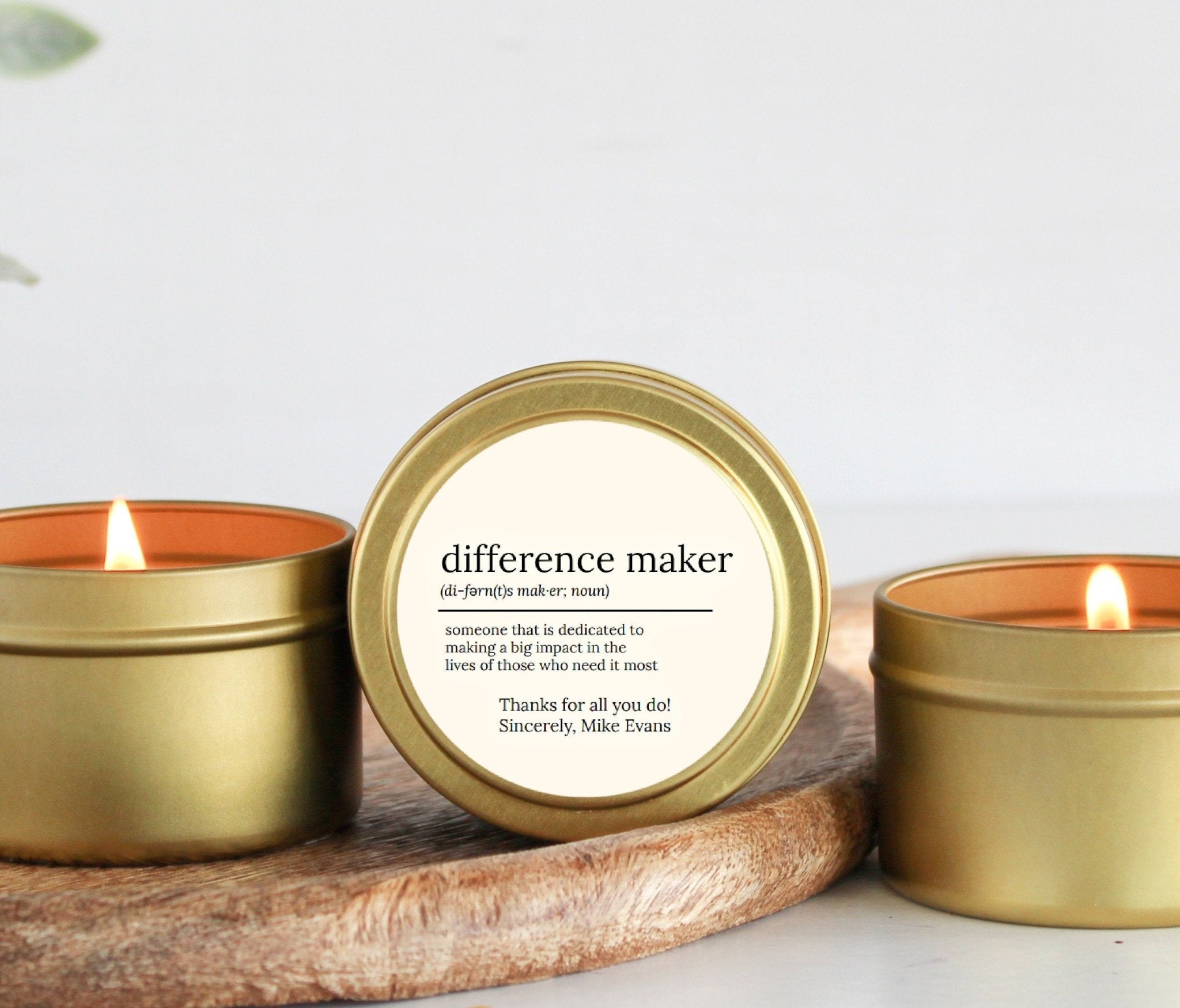 Difference Maker Tins - Set of 10 - The Dancing Wick
