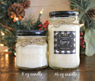Egg Nog Buffalo Plaid Candle - The Dancing Wick
