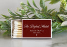 Elegant Wedding Personalized Matchboxes - The Dancing Wick