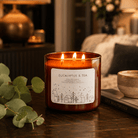 Eucalyptus & Tea - 3 Wick Christmas Tumbler Candle - The Dancing Wick