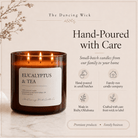 Eucalyptus & Tea - 3 Wick Everyday Tumbler Candle - The Dancing Wick