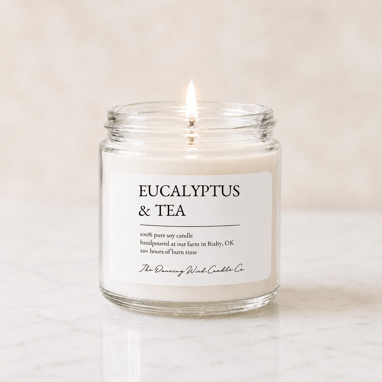 Eucalyptus & Tea - TDW Signature Candle - The Dancing Wick