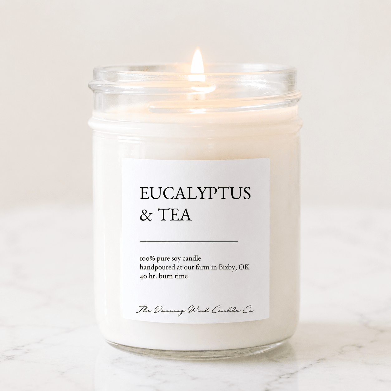 Eucalyptus & Tea - TDW Signature Candle - The Dancing Wick