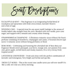 Eucalyptus Wedding Tins - The Dancing Wick