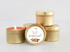Fall Bridesmaid Tins - The Dancing Wick