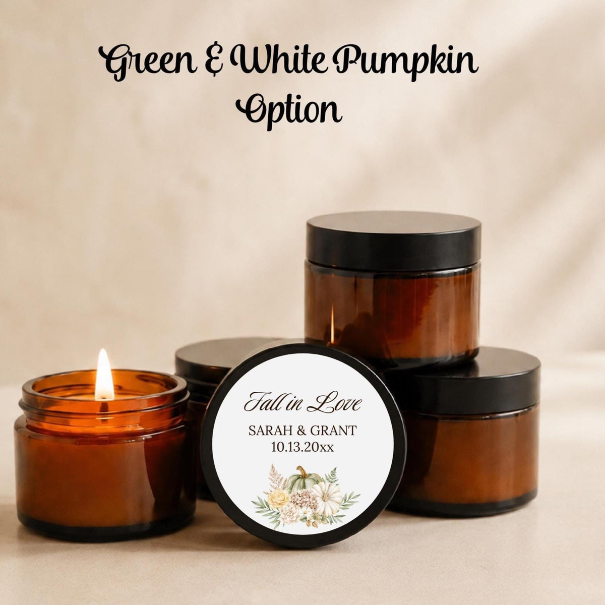 Fall in Love Ambers – Set of 10 - The Dancing Wick