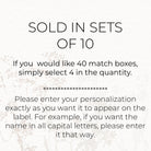 Fall In Love Wedding Match Boxes - Set of 10 - The Dancing Wick