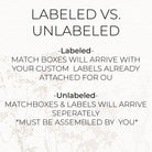 Floral Wedding Matches - Set of 10 - The Dancing Wick