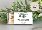 Floral Wedding Matches - Set of 10 - The Dancing Wick