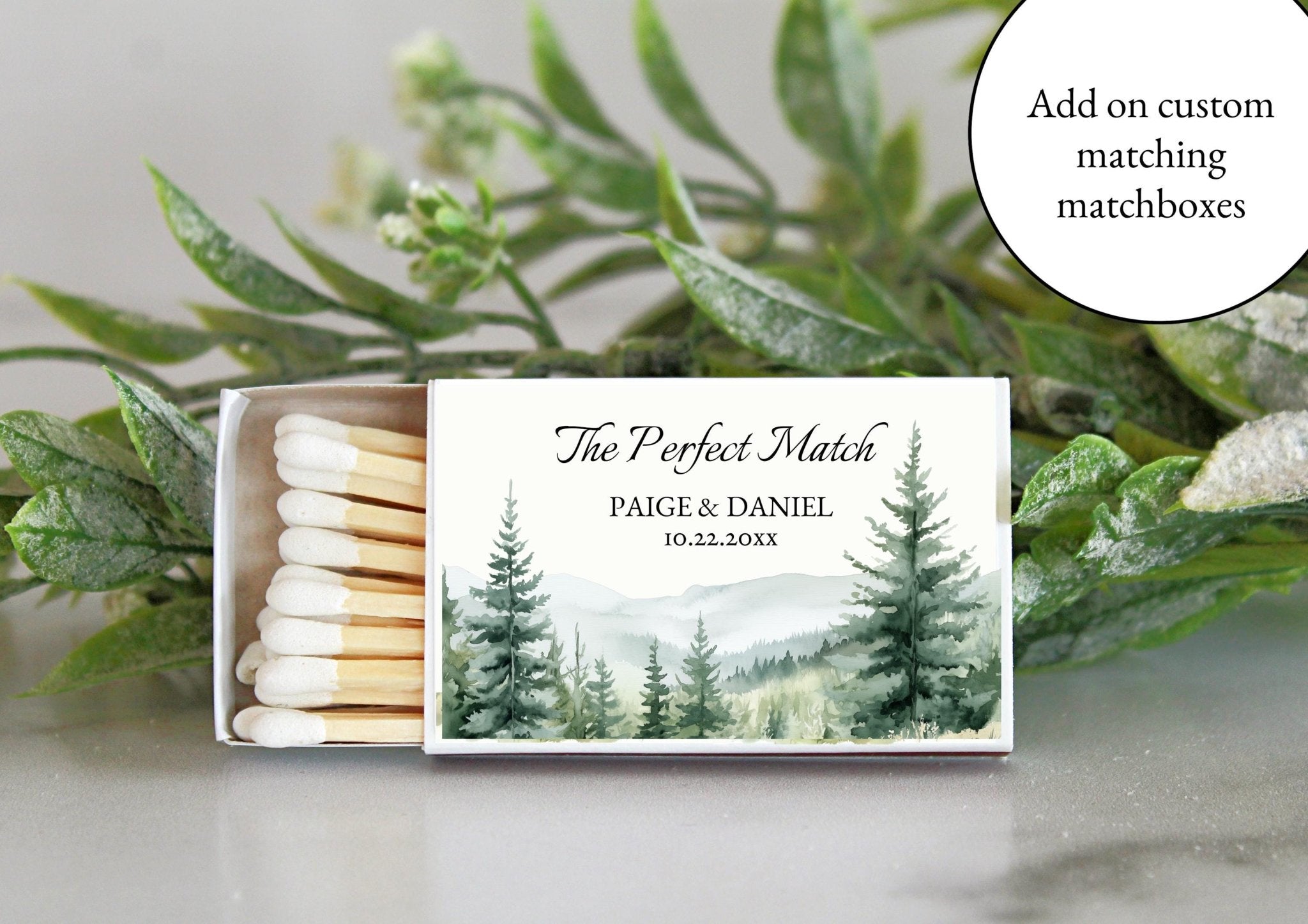 Forest Wedding Tins – Set of 10 - The Dancing Wick