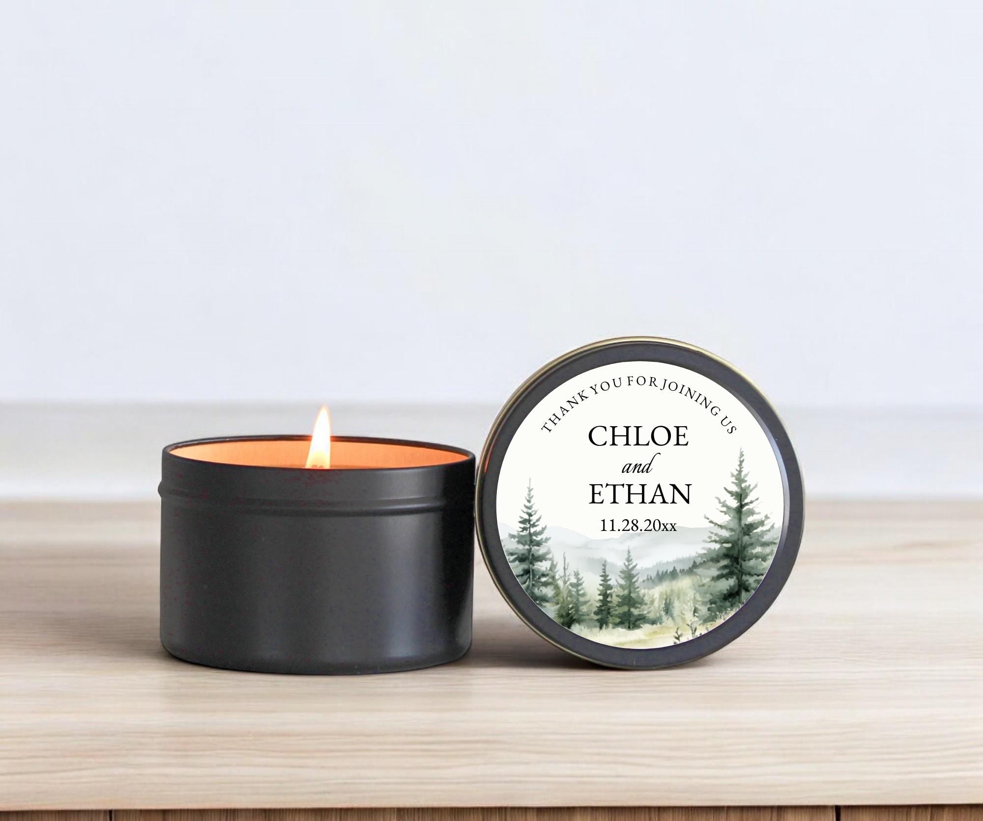 Forest Wedding Tins – Set of 10 - The Dancing Wick