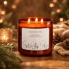 Frasier Fir - 3 Wick Christmas Tumbler Candle - The Dancing Wick