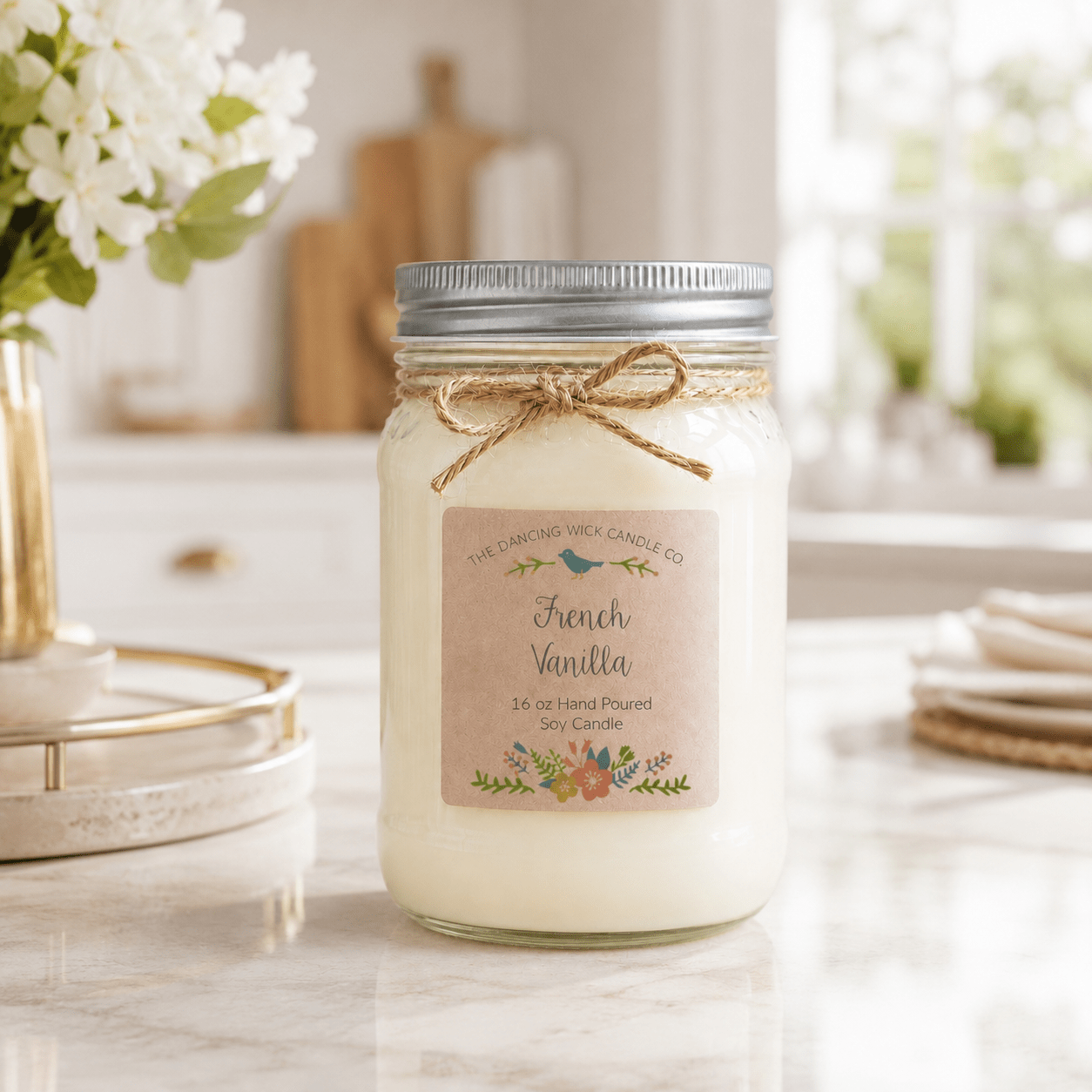 French Vanilla - Spring TDW Candle - The Dancing Wick