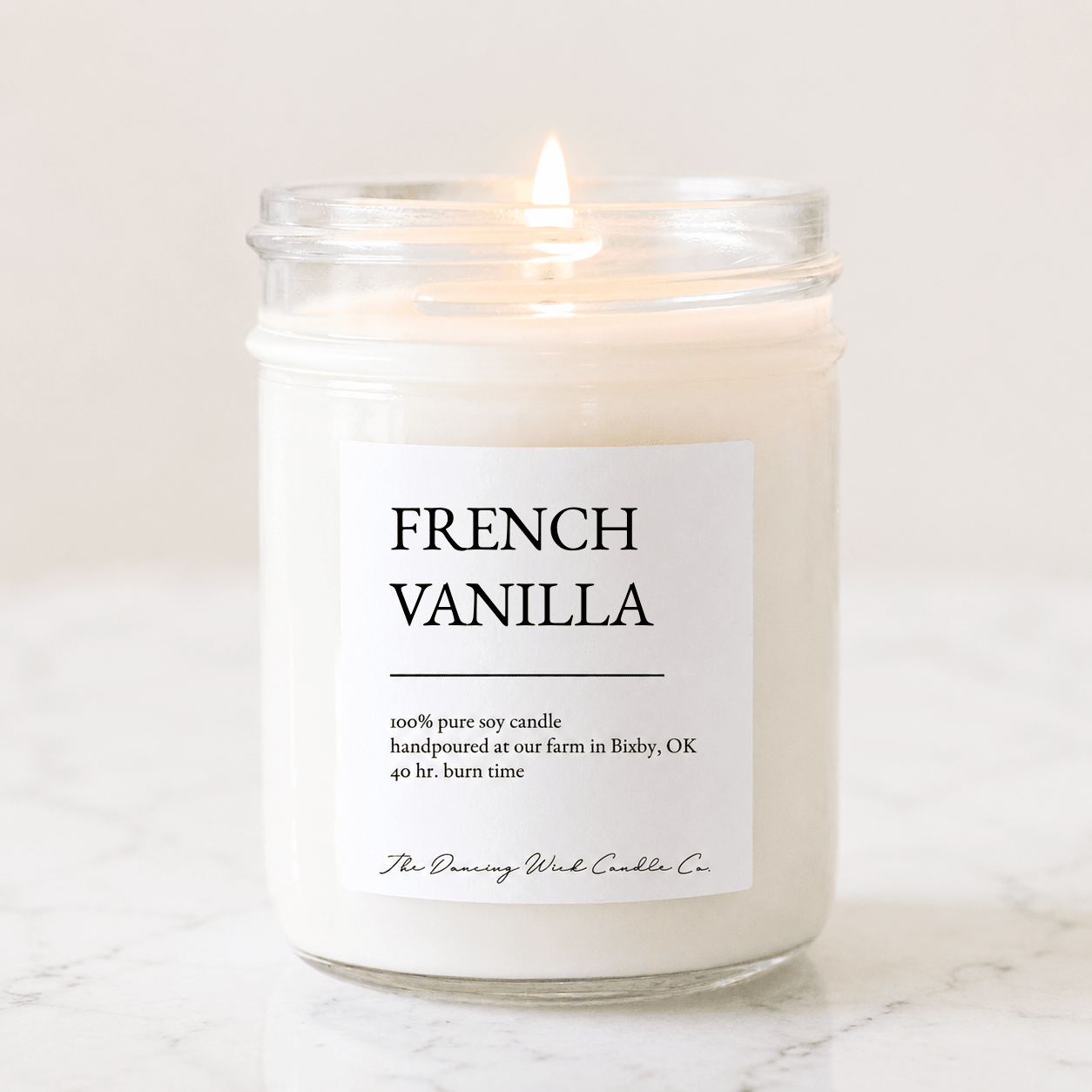 French Vanilla - TDW Signature Candle - The Dancing Wick