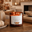 Fresh Brewed Coffee - 3 Wick Fall Pumpkin Candle - The Dancing Wick