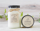 Fresh Brewed Coffee Soy Candle - The Dancing Wick