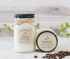 Fresh Brewed Coffee Soy Candle - The Dancing Wick