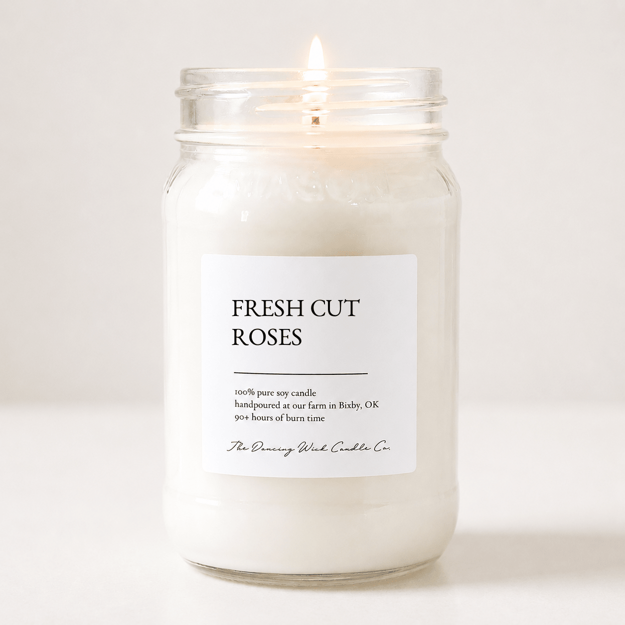 Fresh Cut Roses - TDW Signature Candle - The Dancing Wick