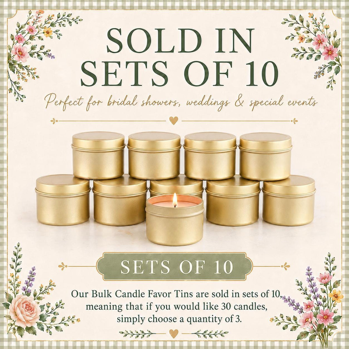 Fresh Off The Market Tins – Set of 10 - The Dancing Wick